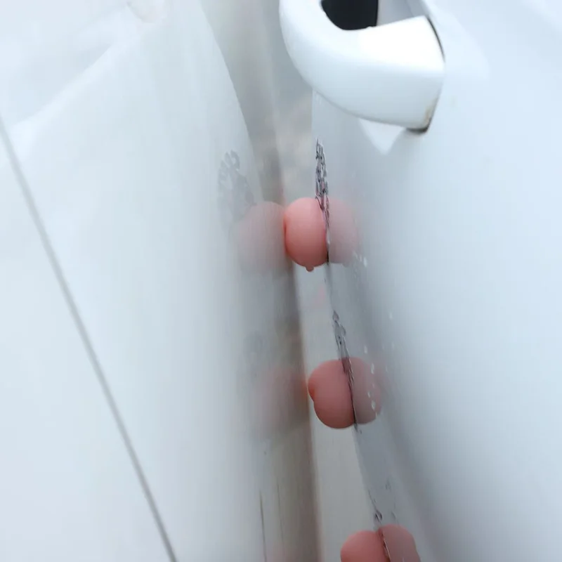 Jouet spongieux de dessin animé anti-frottement des fesses, balle souligné, jouets à presser, protecteur de porte de voiture, jouets anti-rayures, garde, mignon, 1 paire